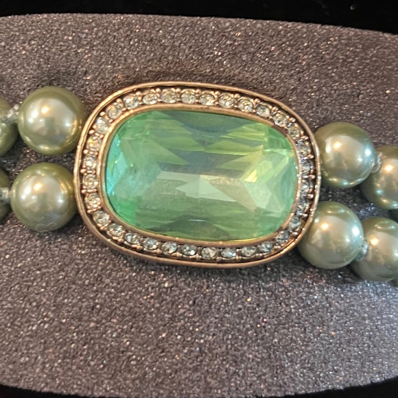 HEIDI DAUS "Exquisite Elegance"(Chrysolite) Double Strand Bracelet NIB M/L - Picture 10 of 10